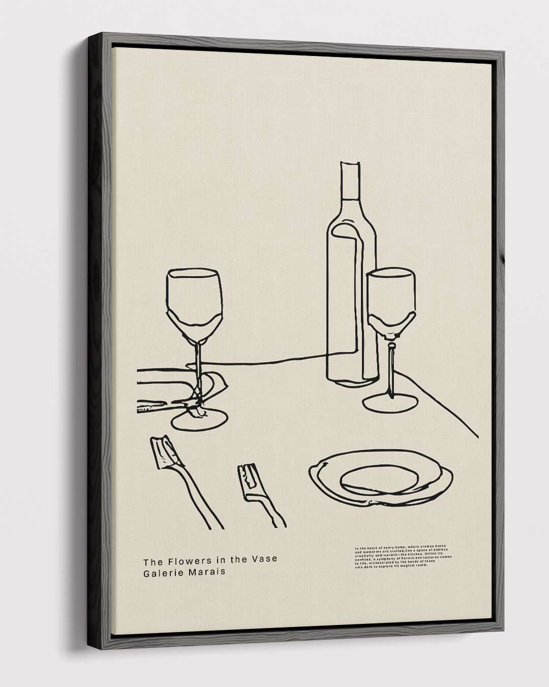 Elegante Eettafel Moment Kunstwerk-canvas-dibond-plexiglas-wanddecoratie-WallArtistic
