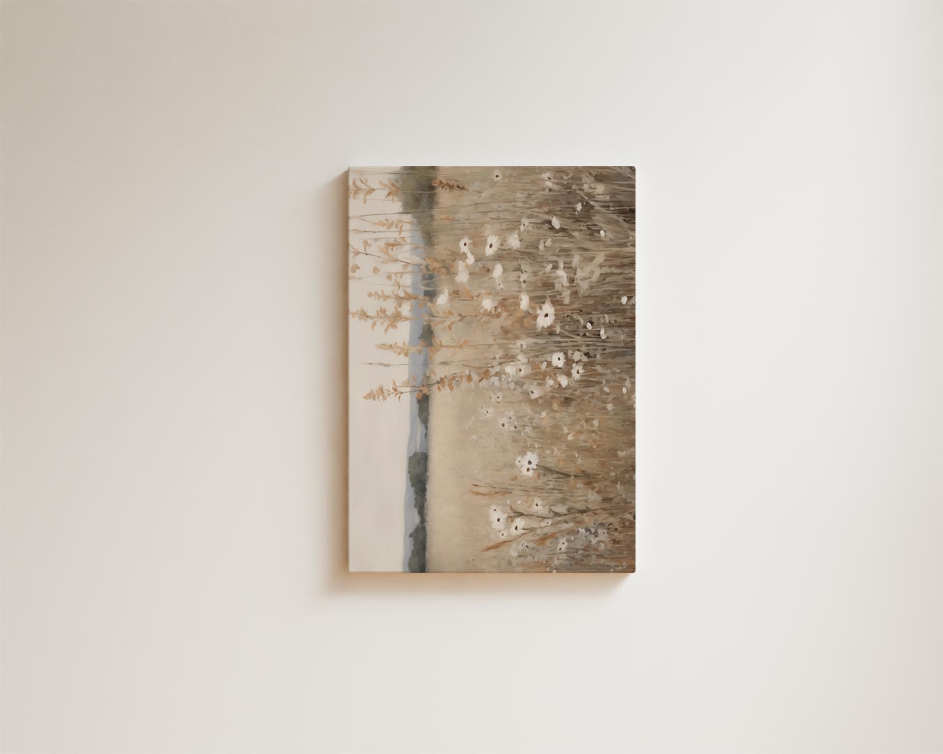 Zomers Veldlandschap Kunstwerk-canvas-dibond-plexiglas-wanddecoratie-WallArtistic