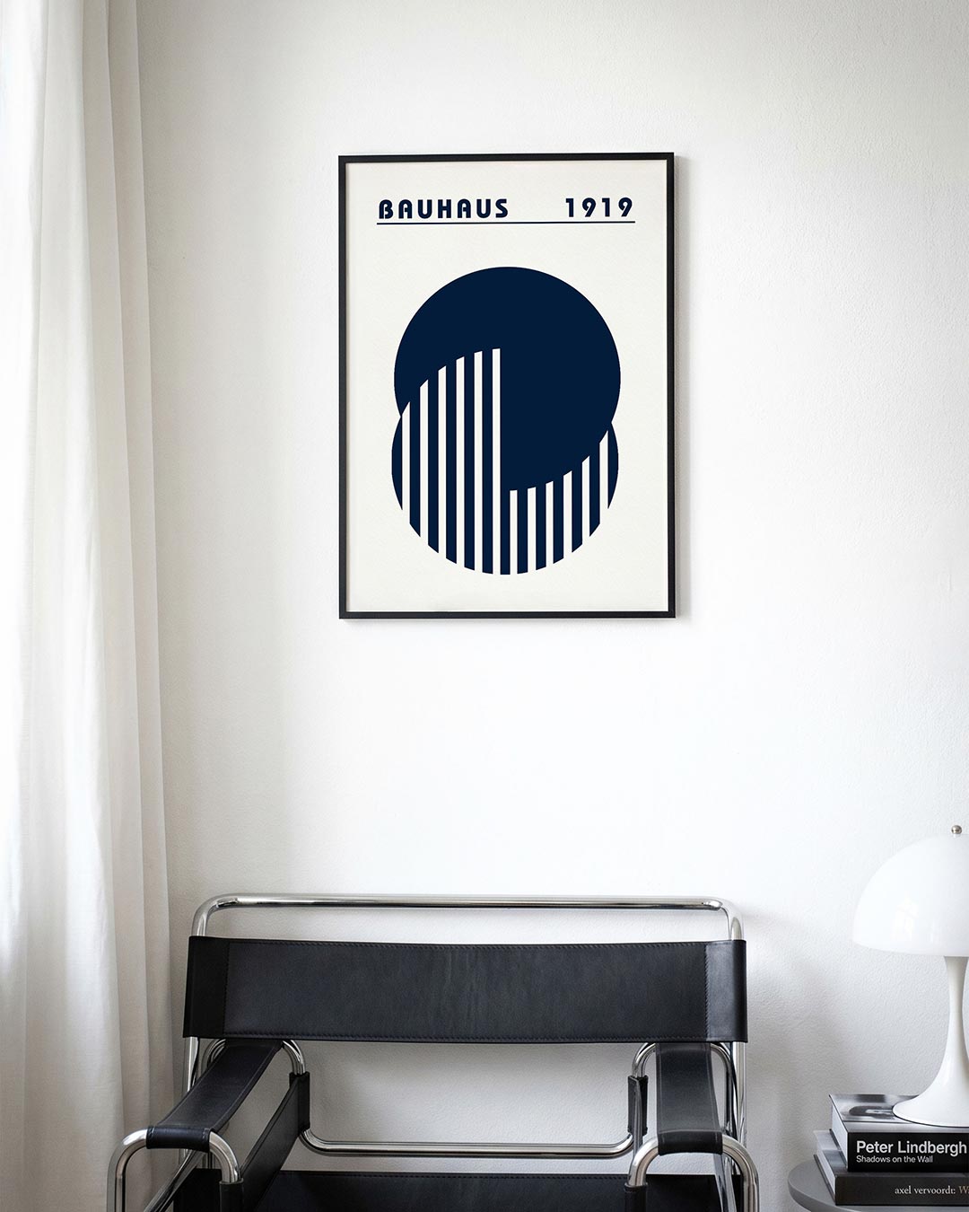 Cirkel en lijnen Poster