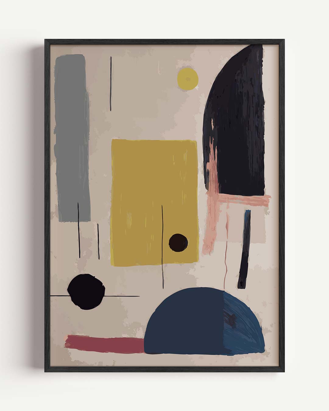 Abstracte Geometrische Kunstposter