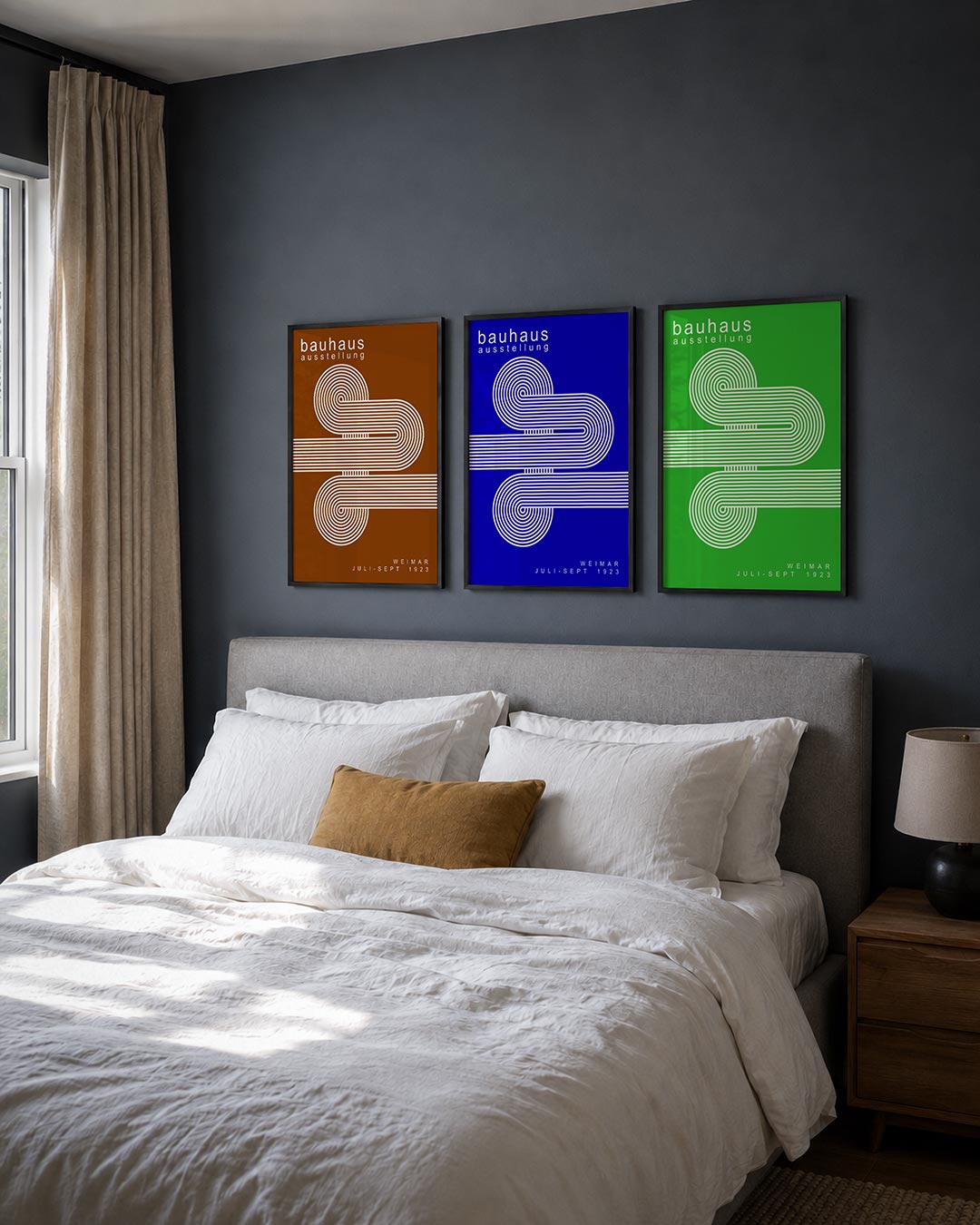 Lijnen en cirkelpatronen Posterset