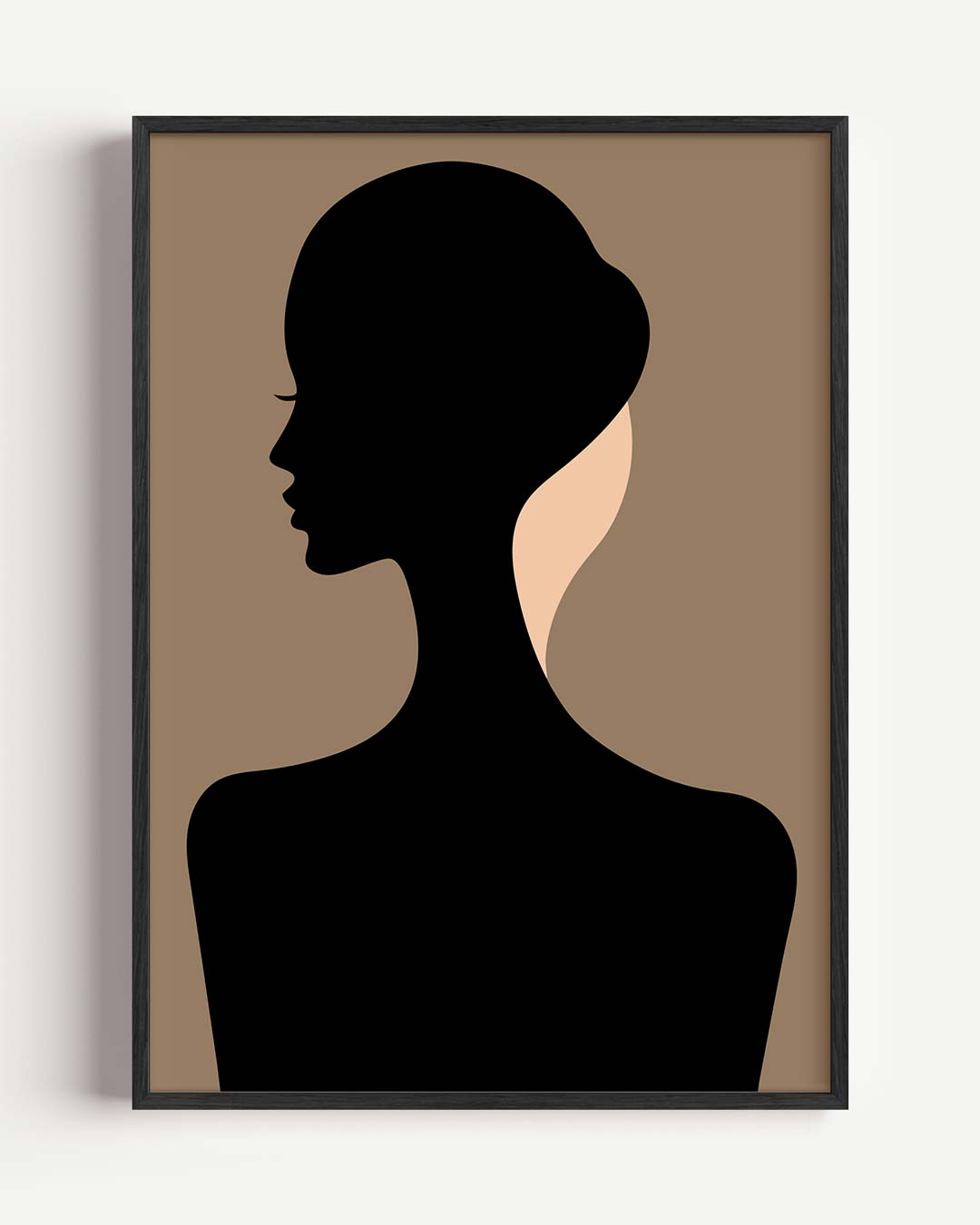 Elegante Silhouet Damesposter