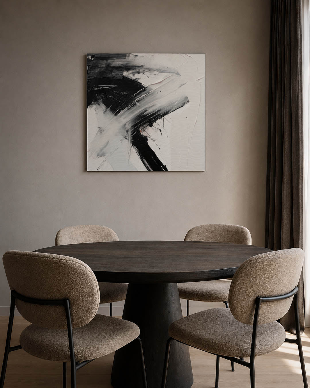 Penseelstreken Kunstwerk