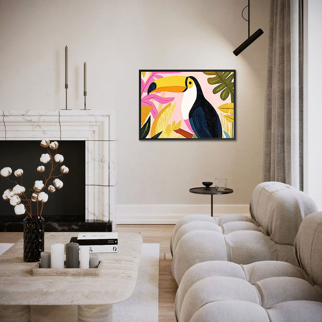 Vrolijke toekan Kunstwerk