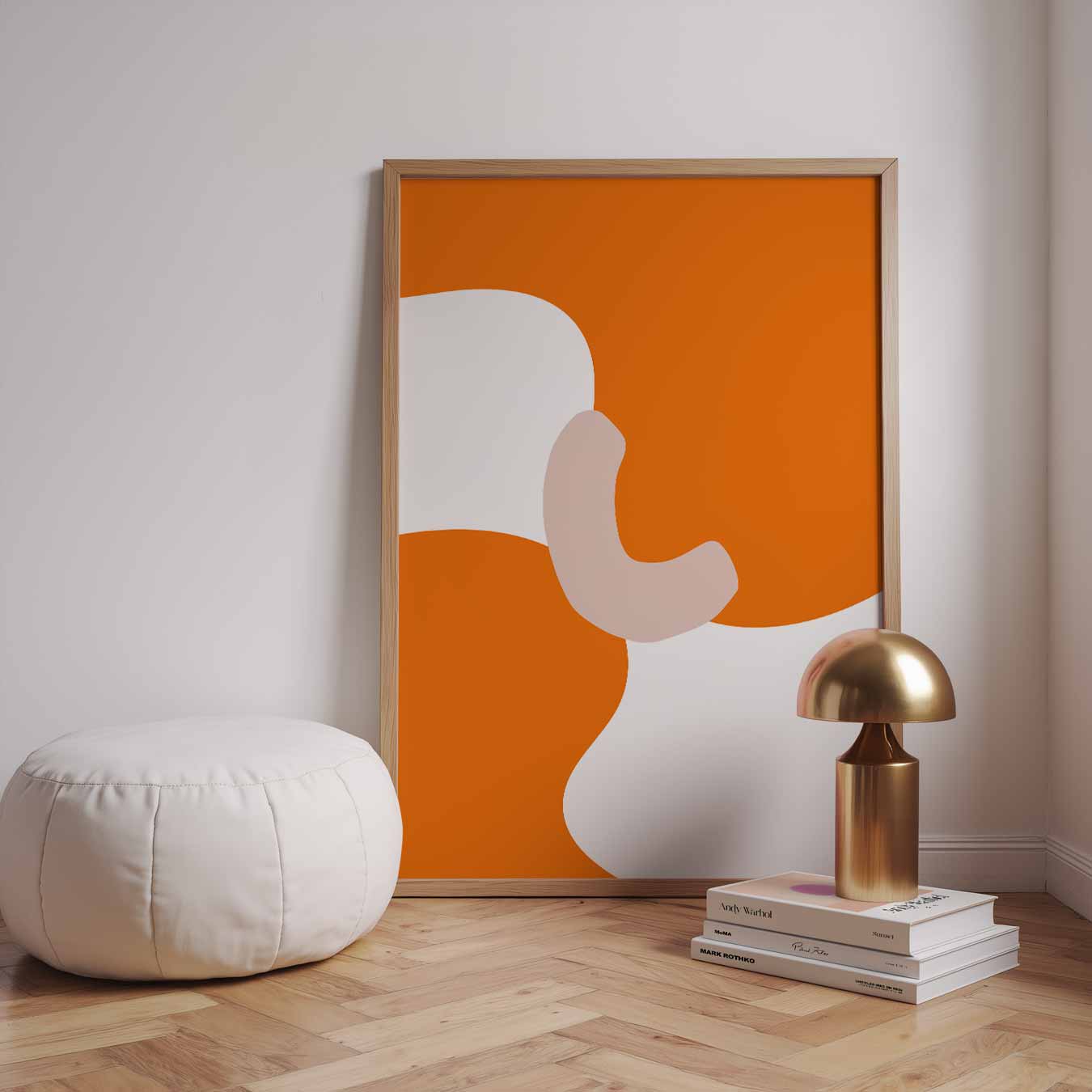Energiek Abstracte Kunstprint Poster