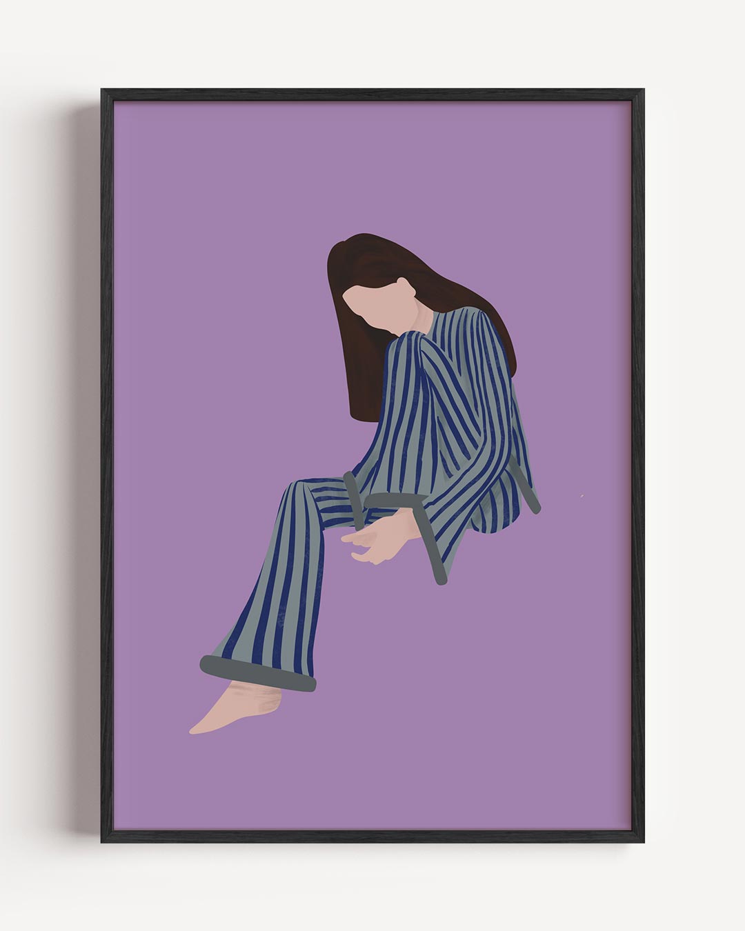 Dromerige Lijnen Poster-WallArtistic