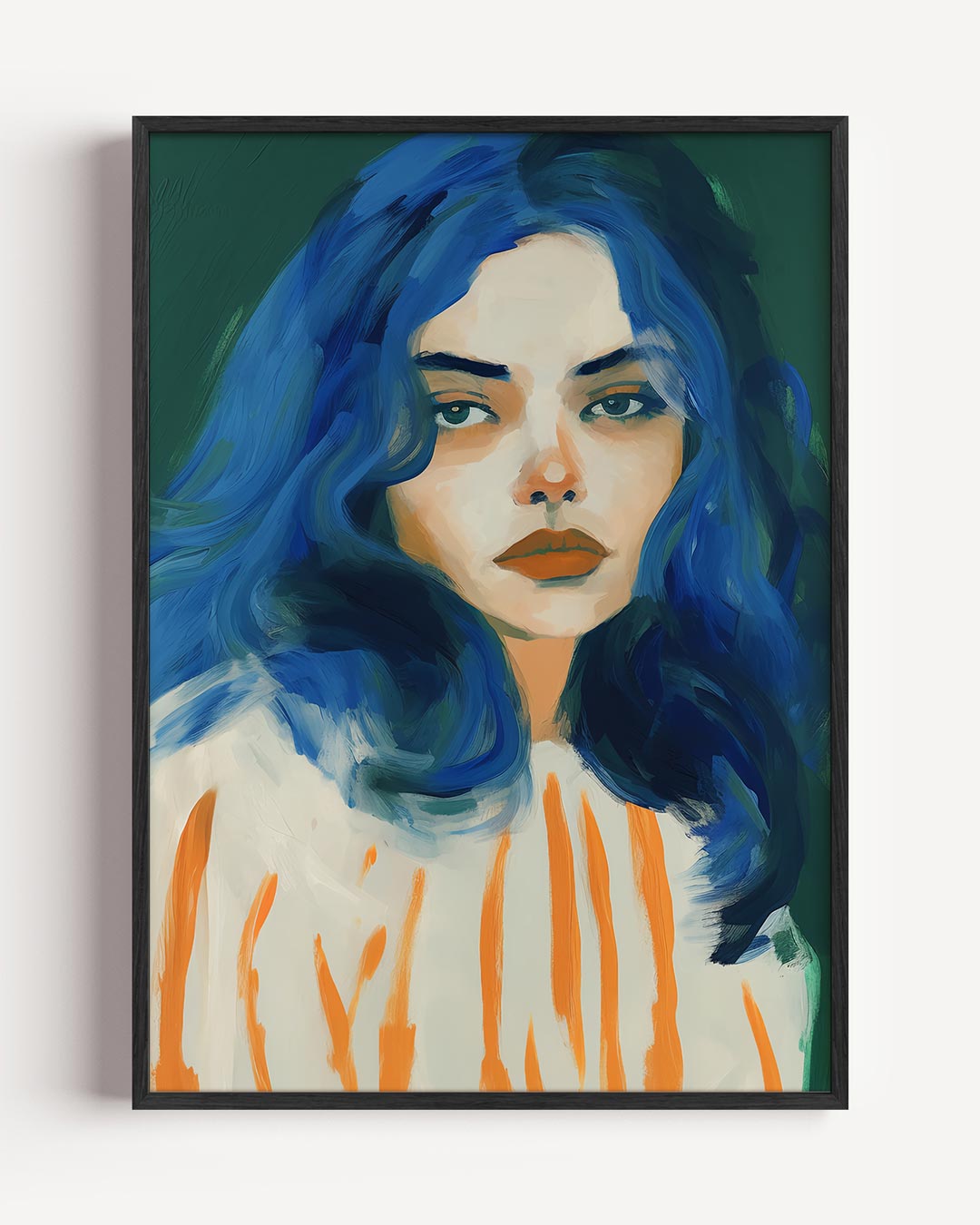 Mystieke Vrouwelijke Portretposter-WallArtistic