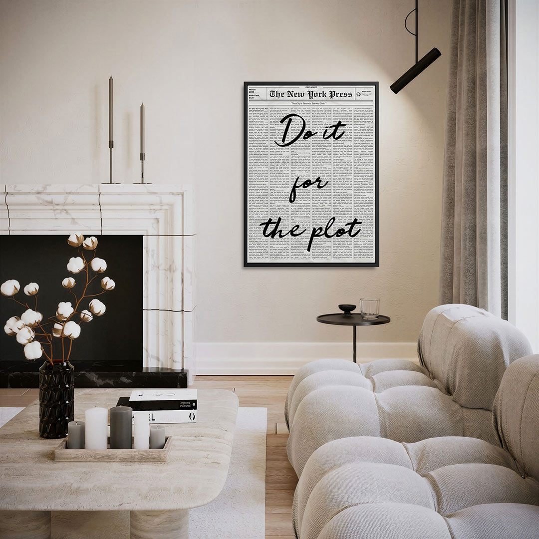 Motiverende typografie Kunstwerk