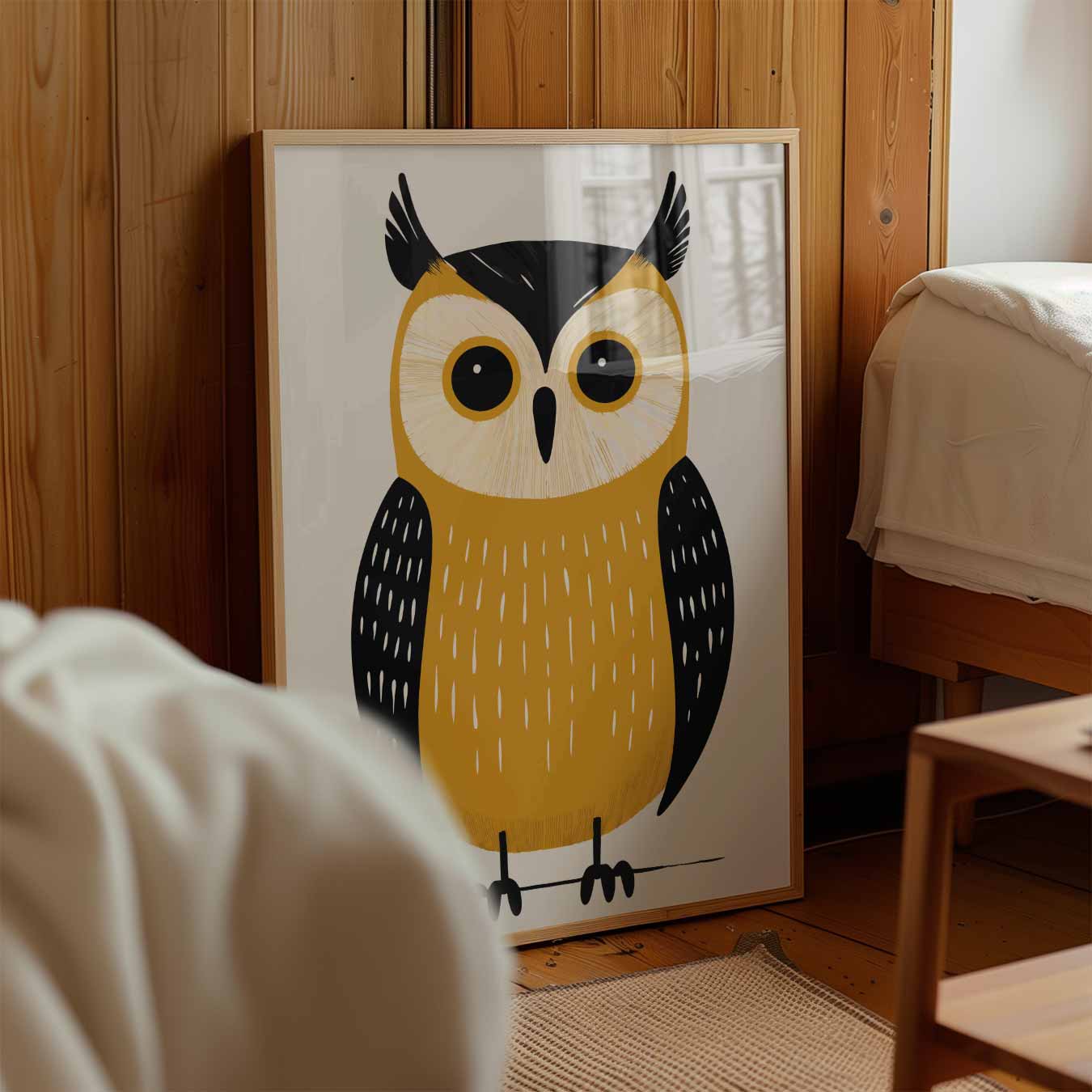 Schattige Uilenposter voor Thuis Poster