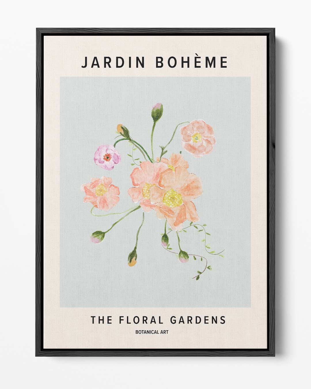 Jardin Bohème Bloemenschilderij Kunstwerk-canvas-dibond-plexiglas-wanddecoratie-WallArtistic