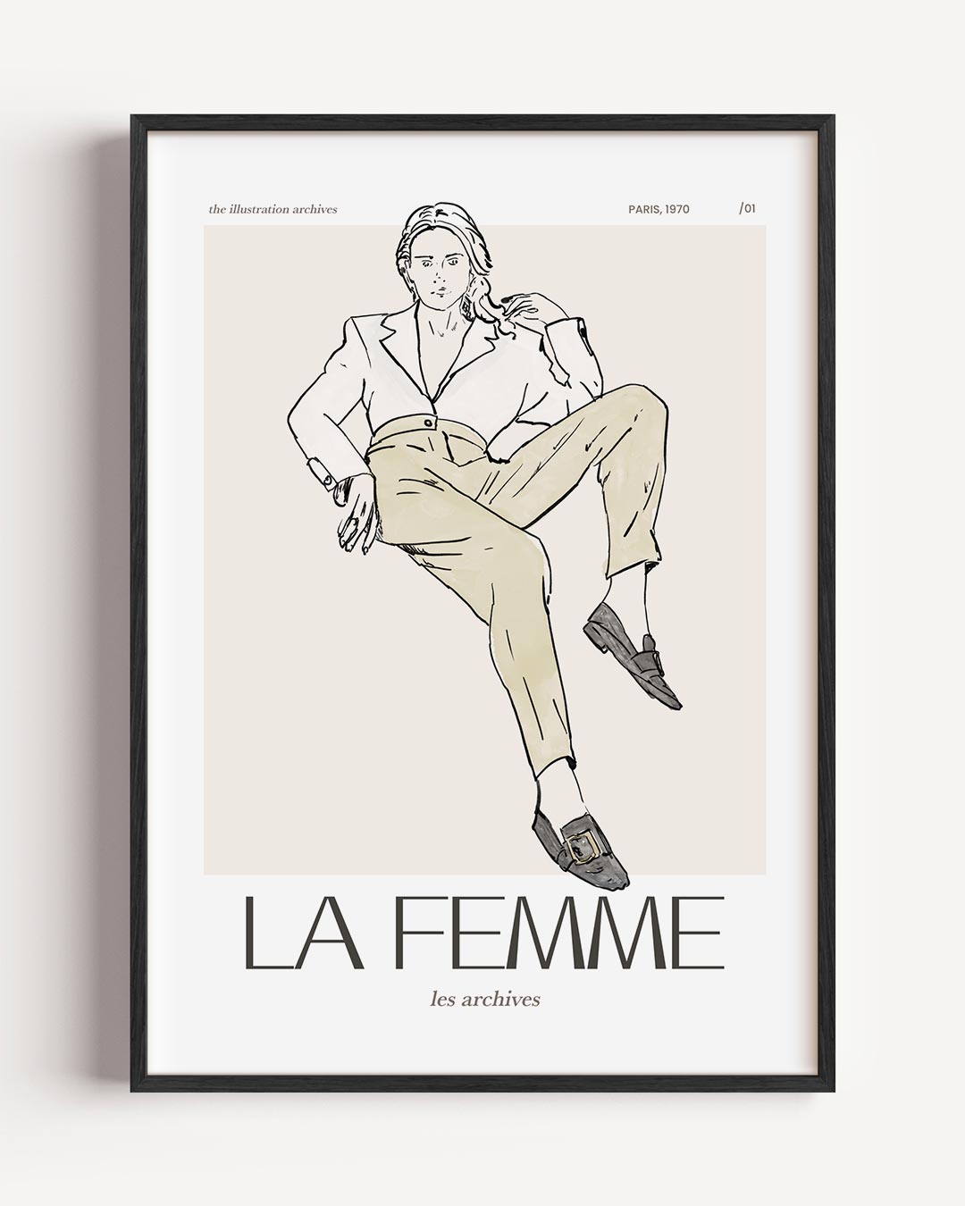La Femme Vintage Poster-WallArtistic