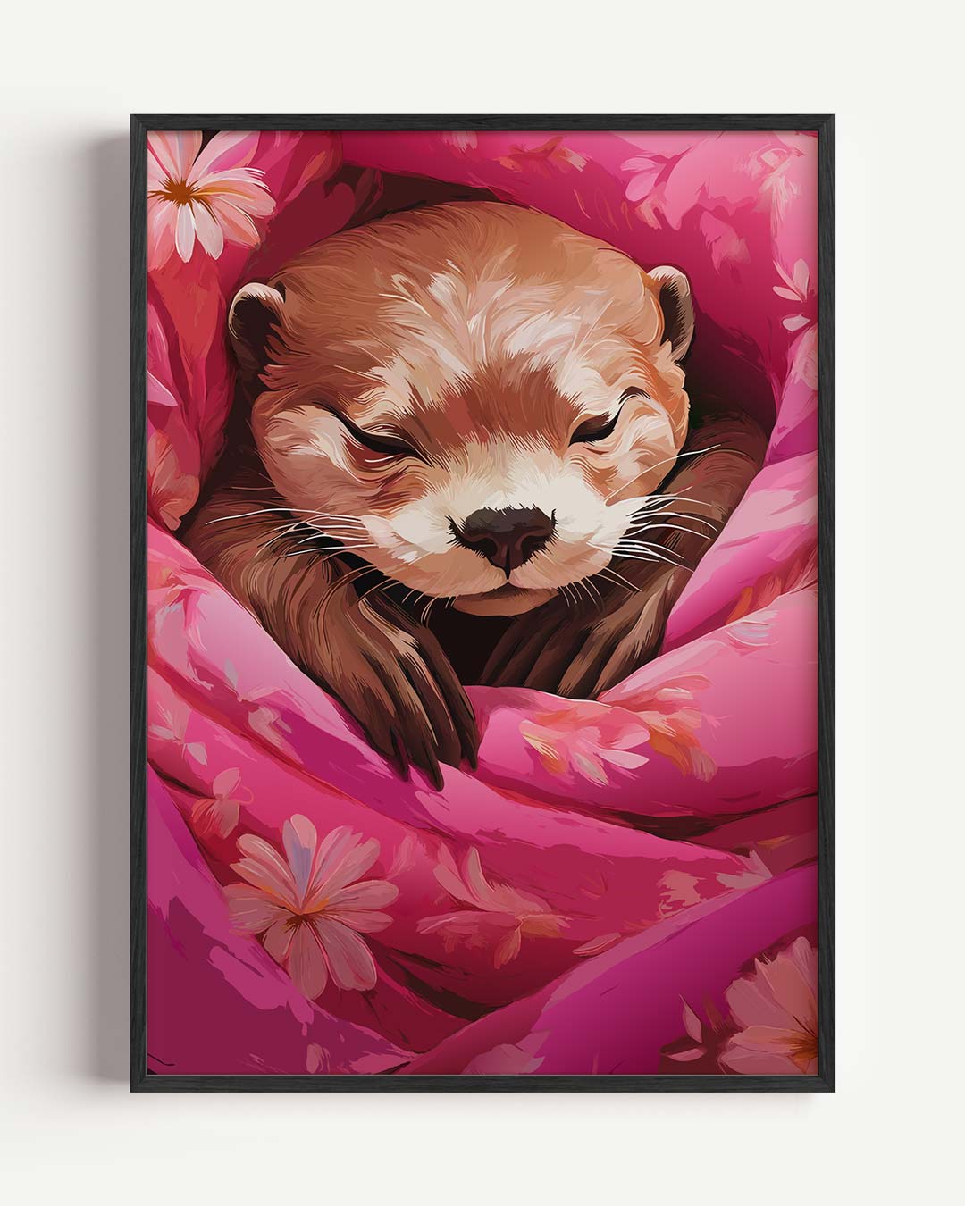 Schattige Onder-dekbed Otter Poster