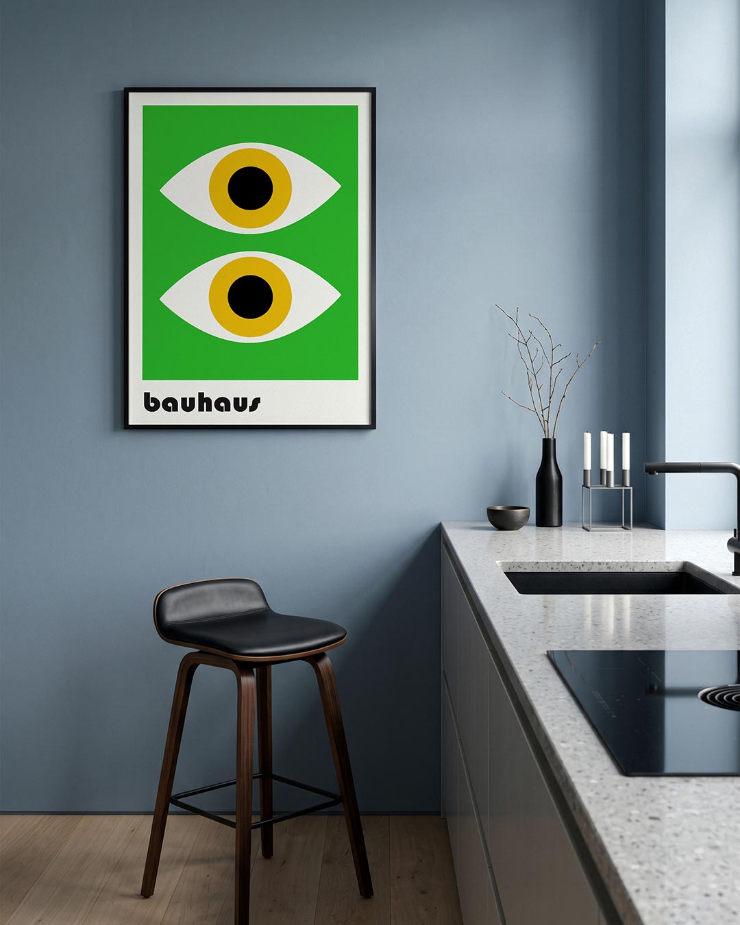 Oogvormen en kleur Poster