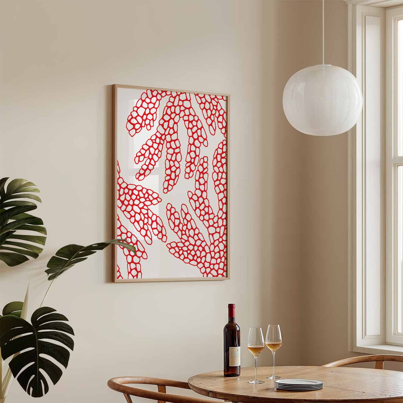 Moderne Koralen Kunstposter
