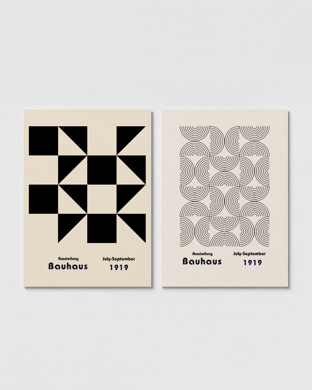 Vormen en vlakken Posterset