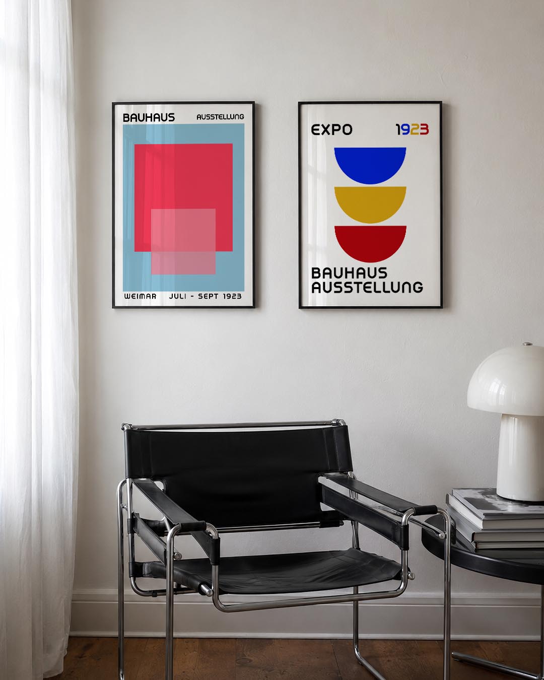 Kleurvlakken en lijnen Posterset