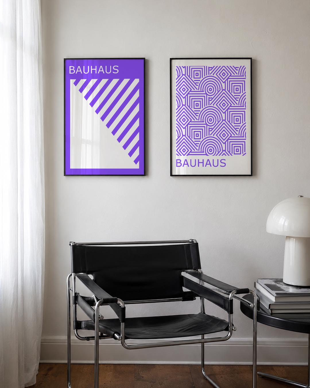 Diagonal lijnen Posterset
