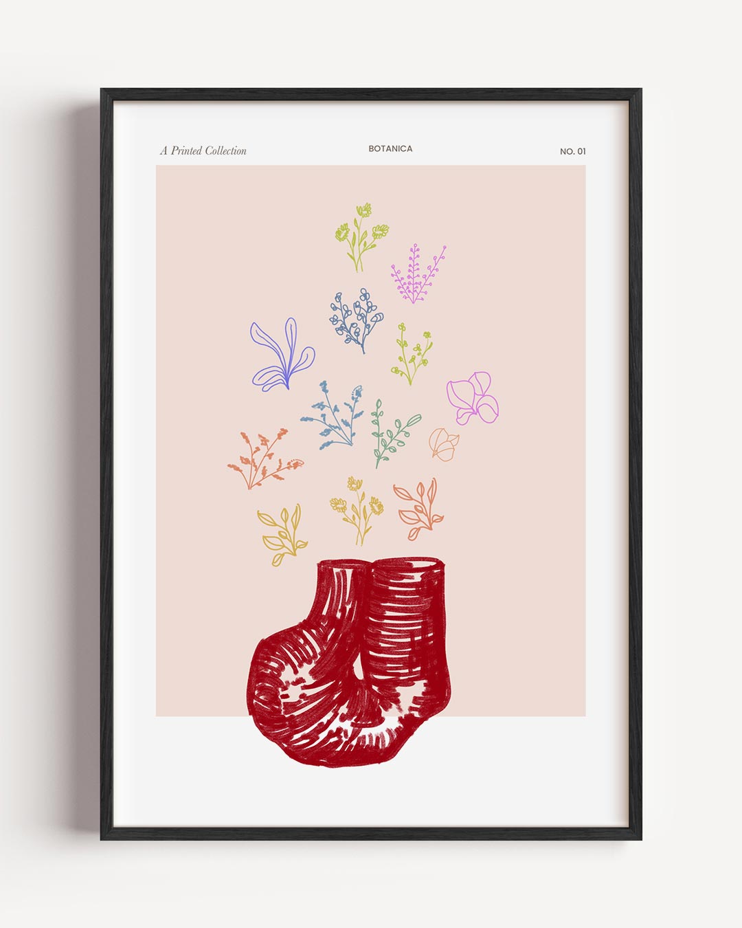 Botanische Bloemenpracht Poster-WallArtistic