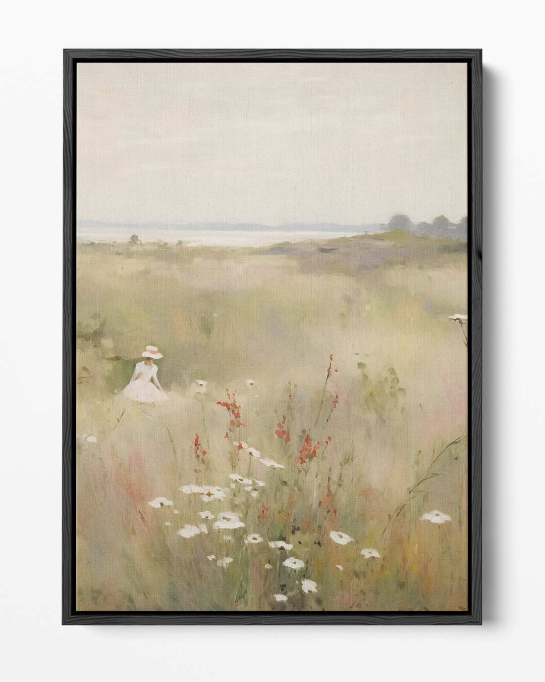 Vredig Zomerlandschap Kunstwerk-canvas-dibond-plexiglas-wanddecoratie-WallArtistic
