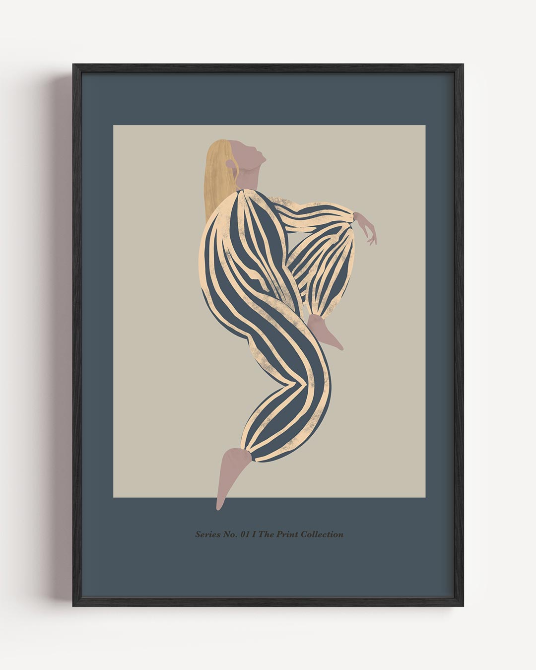 Moderne Kunstzinnige Vrouw Poster-WallArtistic
