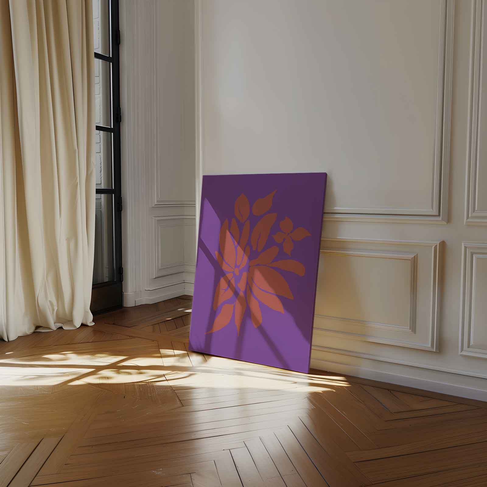 Kleurrijke Bloemblaadjes Kunstwerk-canvas-dibond-plexiglas-wanddecoratie-WallArtistic