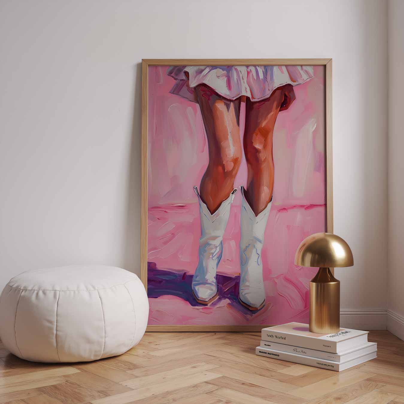 Stijlvolle Cowboy Glamour Poster