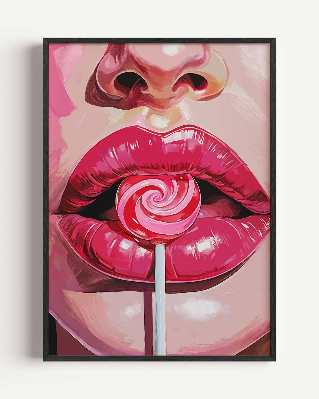 Verleidelijke Lippen Poster