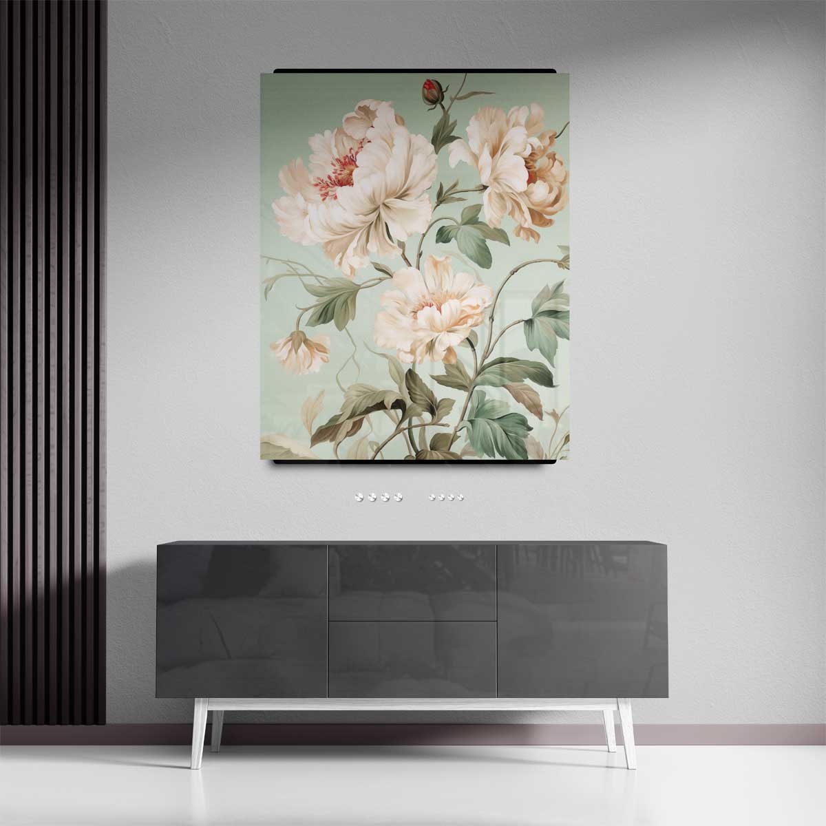 Tijdloze Bloemenpracht Kunstwerk-canvas-dibond-plexiglas-wanddecoratie-WallArtistic