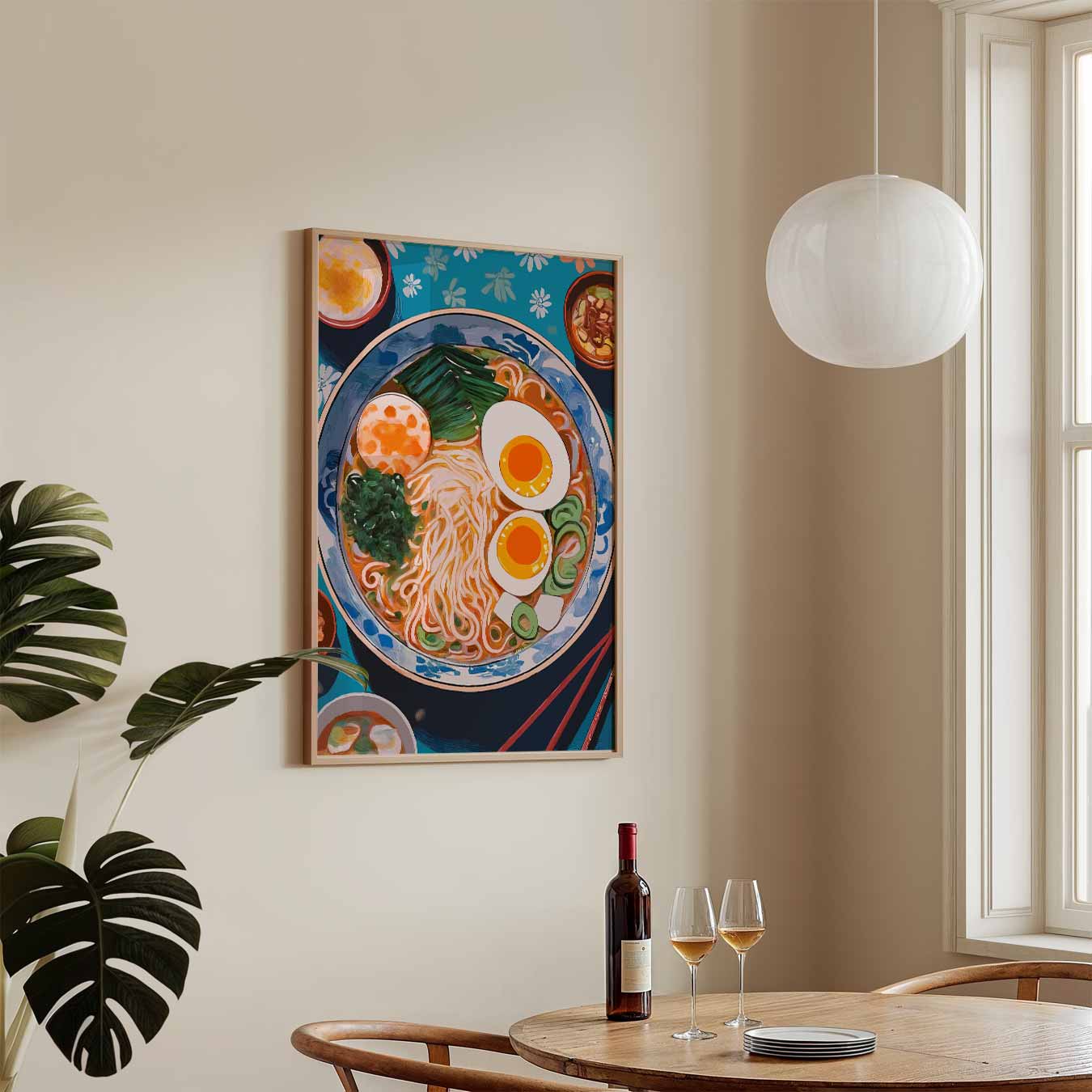 Kleurrijke Ramen Poster