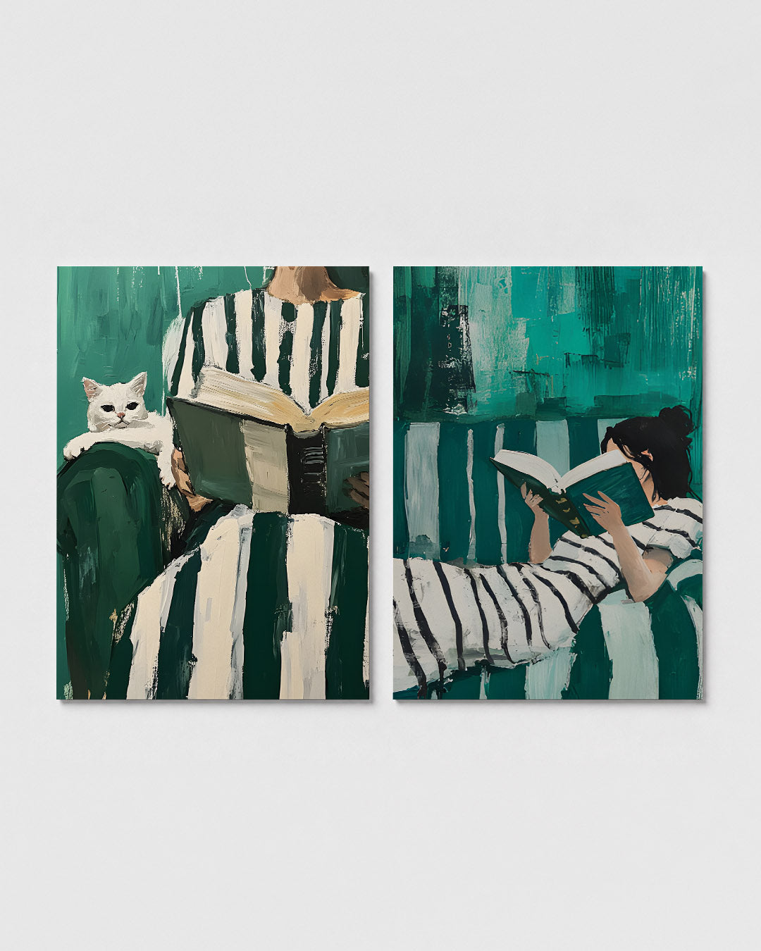 Gestreepte rust Posterset