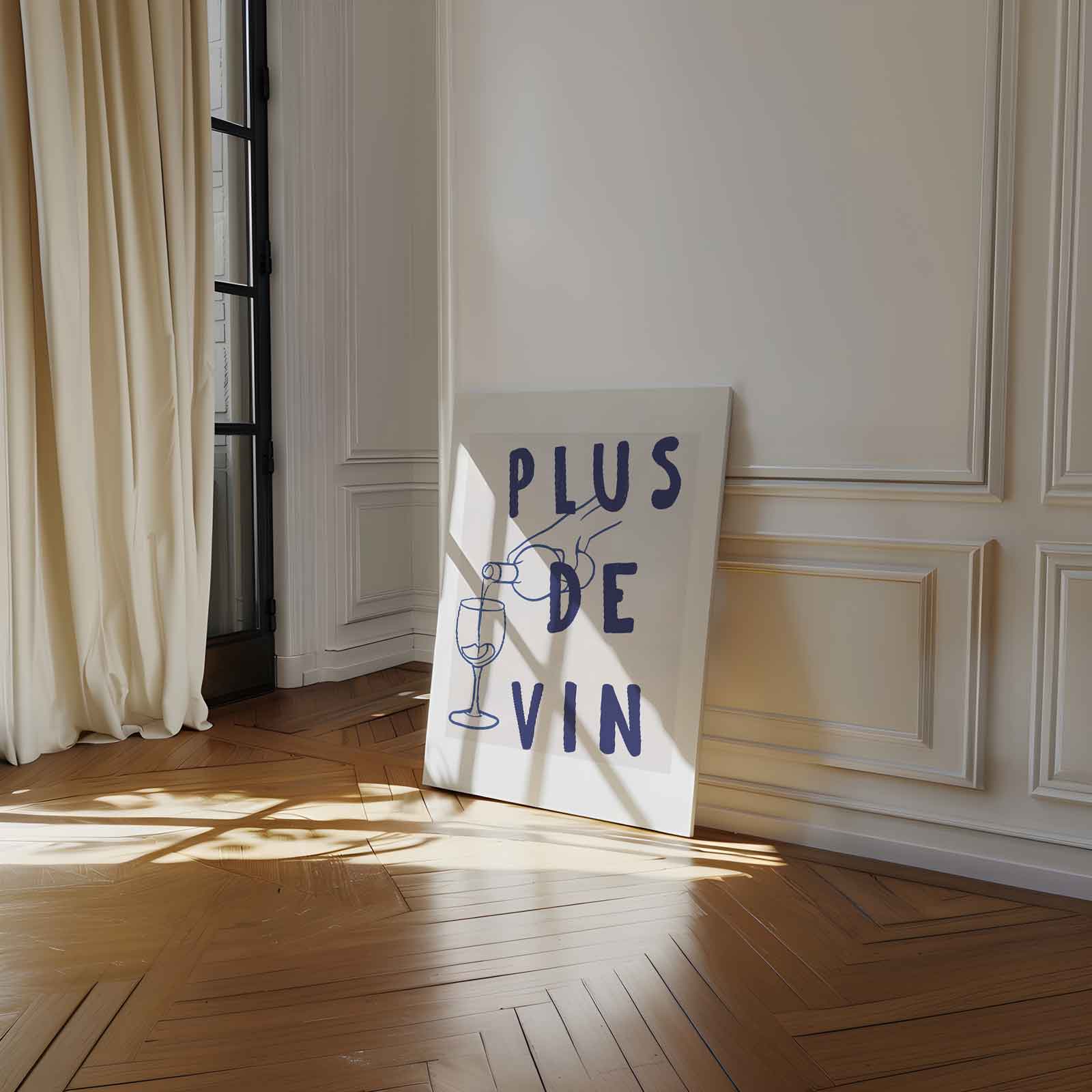 Plus de Vin Wijnposter