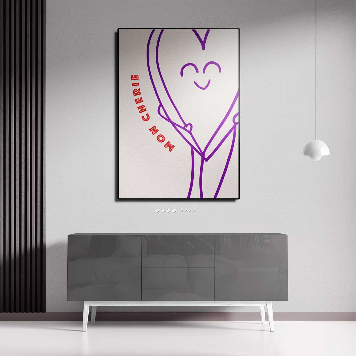 Mon Chérie Kunstwerk-canvas-dibond-plexiglas-wanddecoratie-WallArtistic