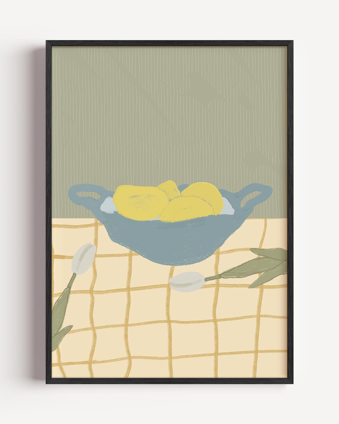 Lenteachtige Citrontaartjes Poster-WallArtistic
