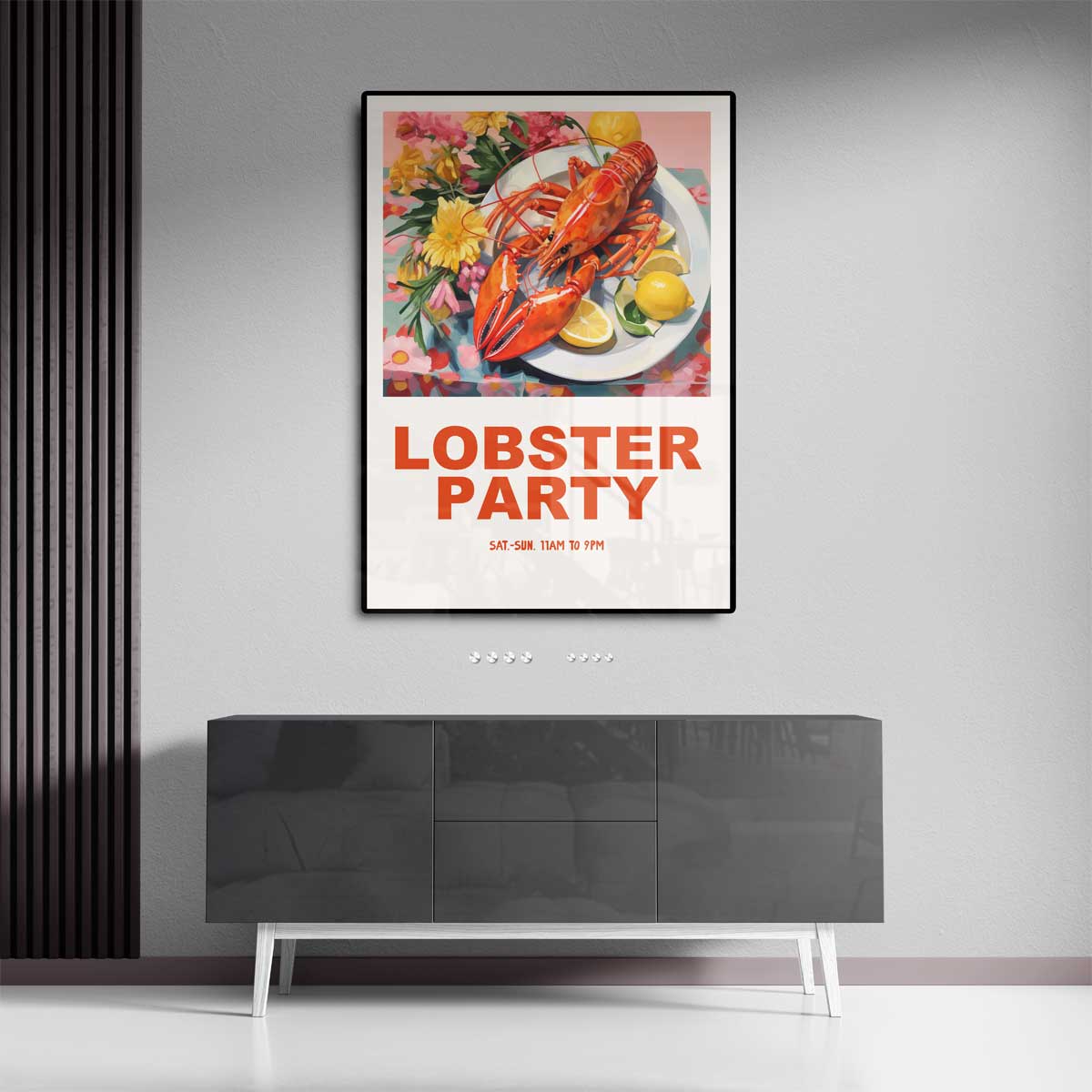 Lobster Party Poster