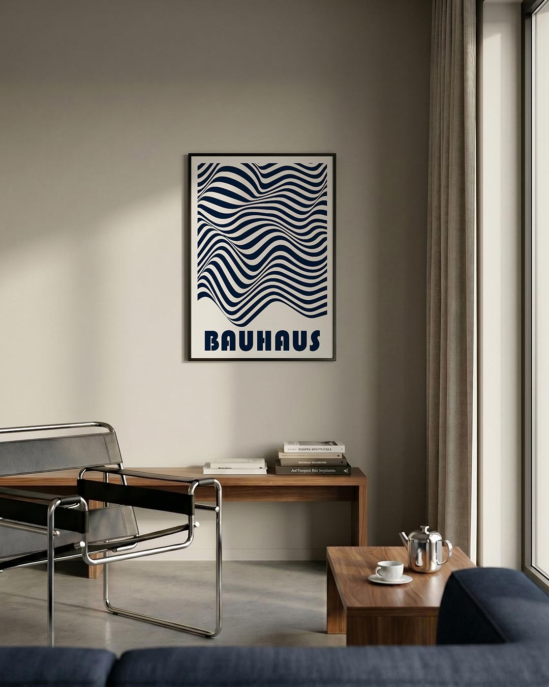 Golvend lijnenspel Poster