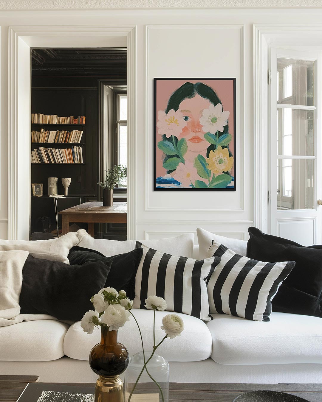 Bloemenportret Kunstwerk