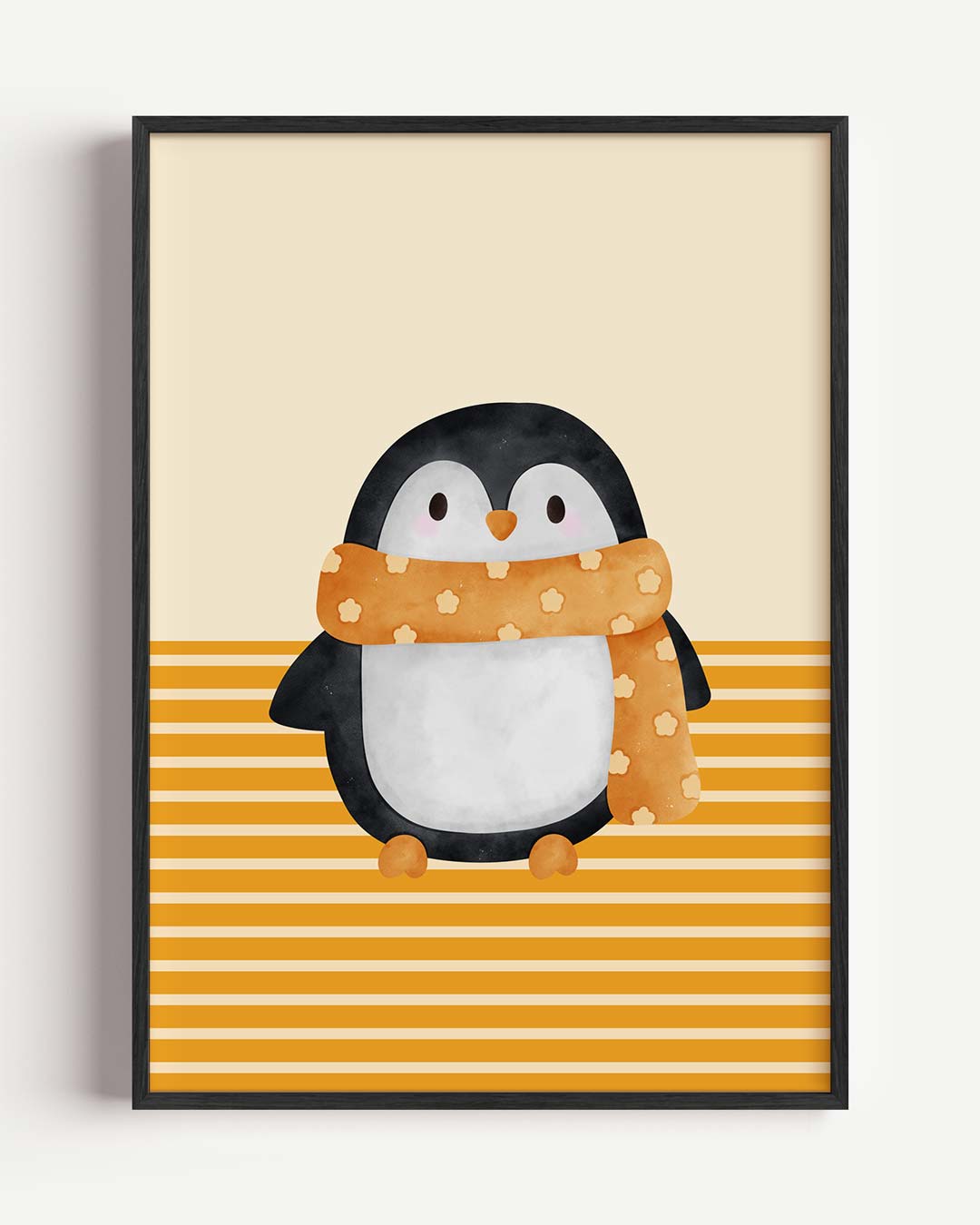 Schattige Pinguïn Illustratie Poster