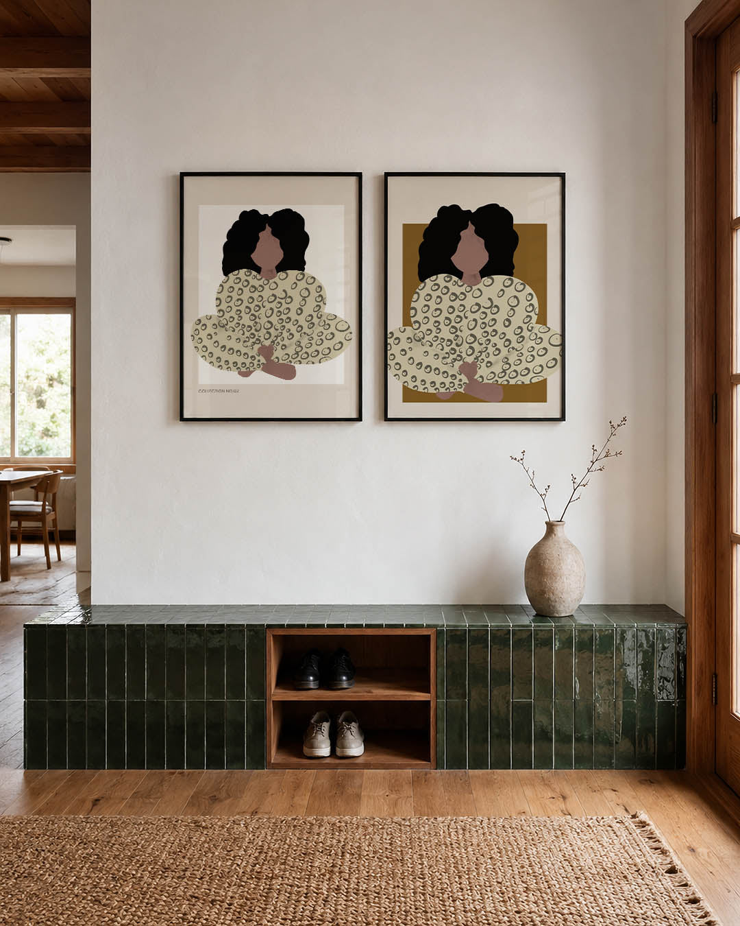 Vorm en patroon Posterset