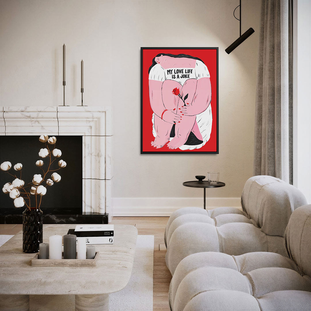 Emotionele illustratie Kunstwerk
