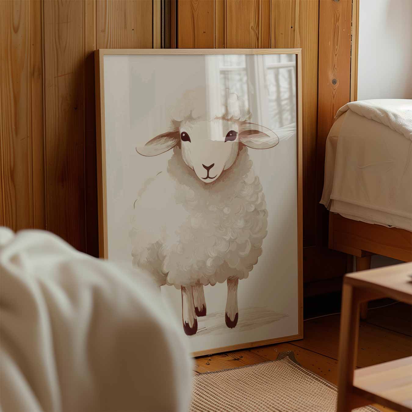 Schattige Schapen Poster