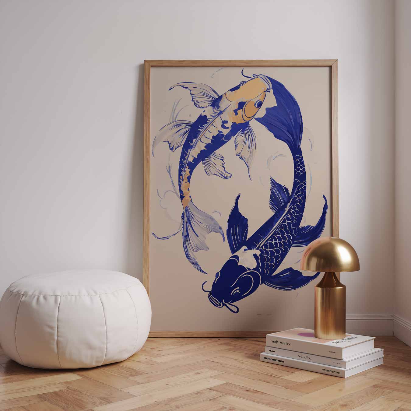 Elegante Koi Karper Poster