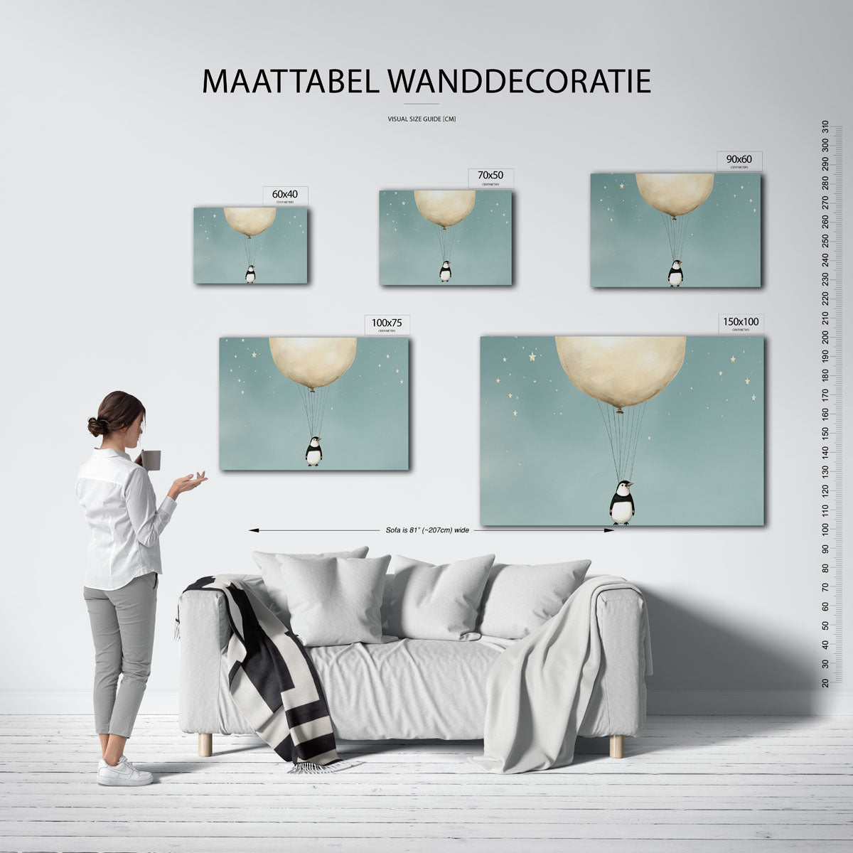 Dromerige luchtvaart Kunstwerk