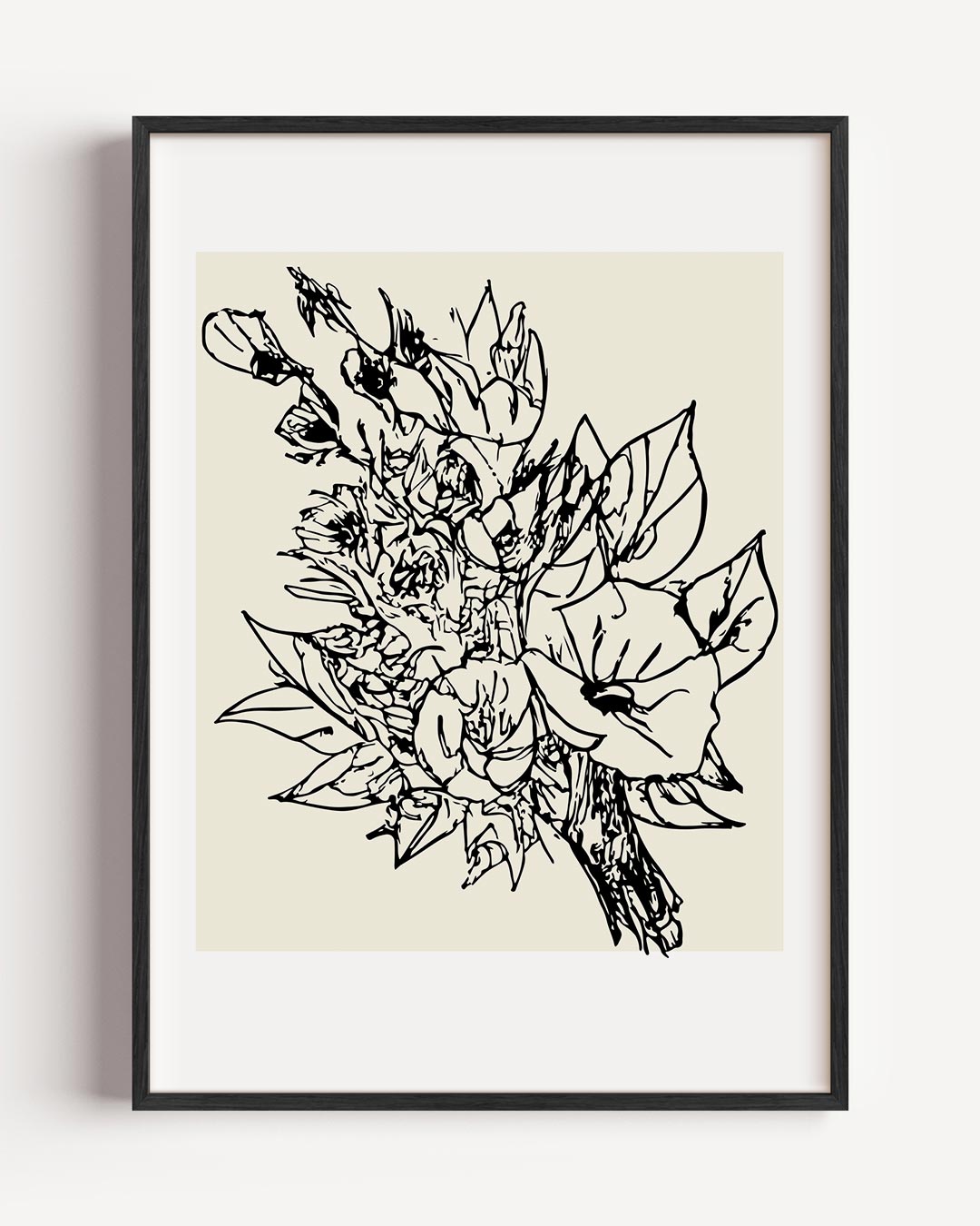 Botanische schets poster-WallArtistic