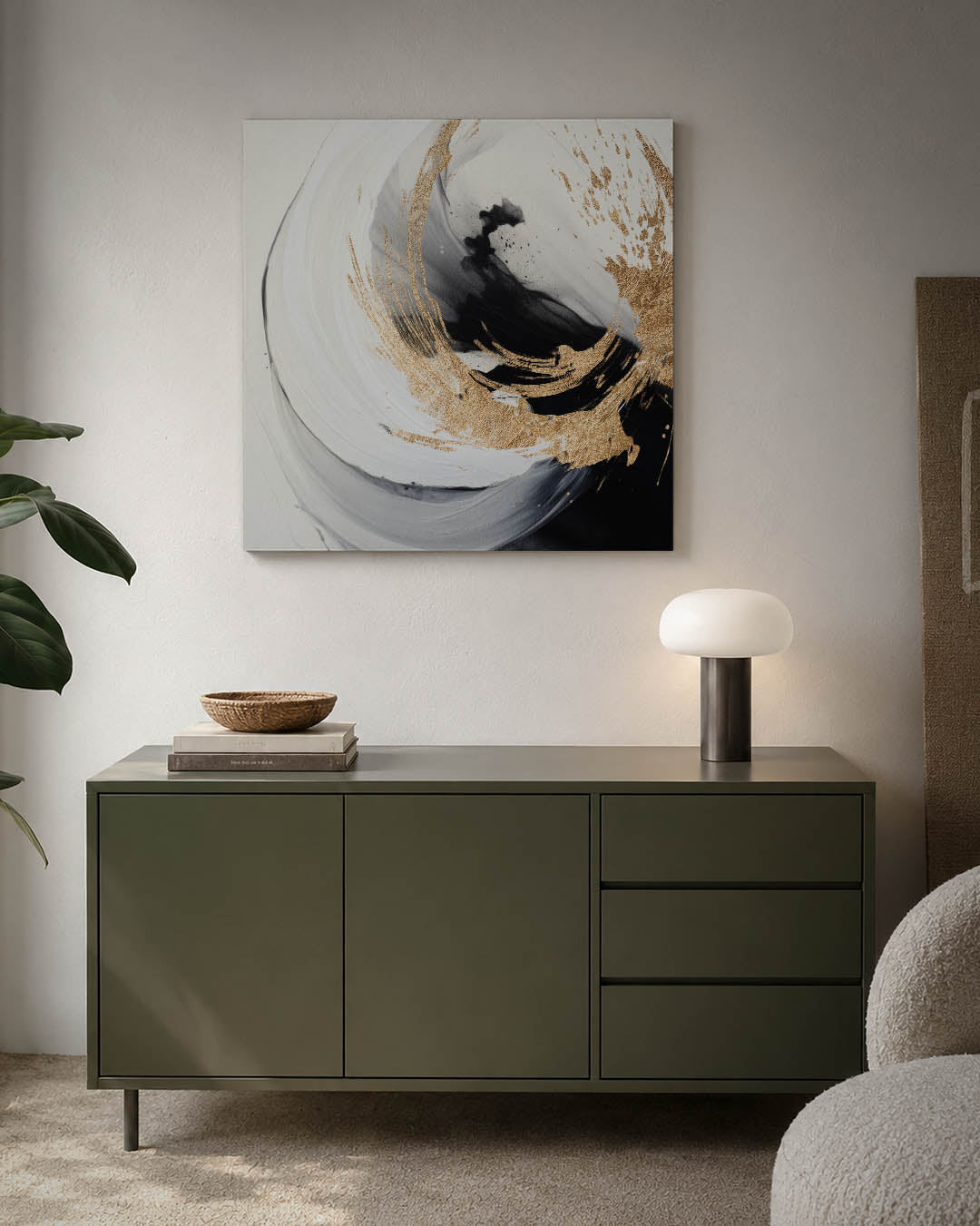 Dynamische vormen Kunstwerk