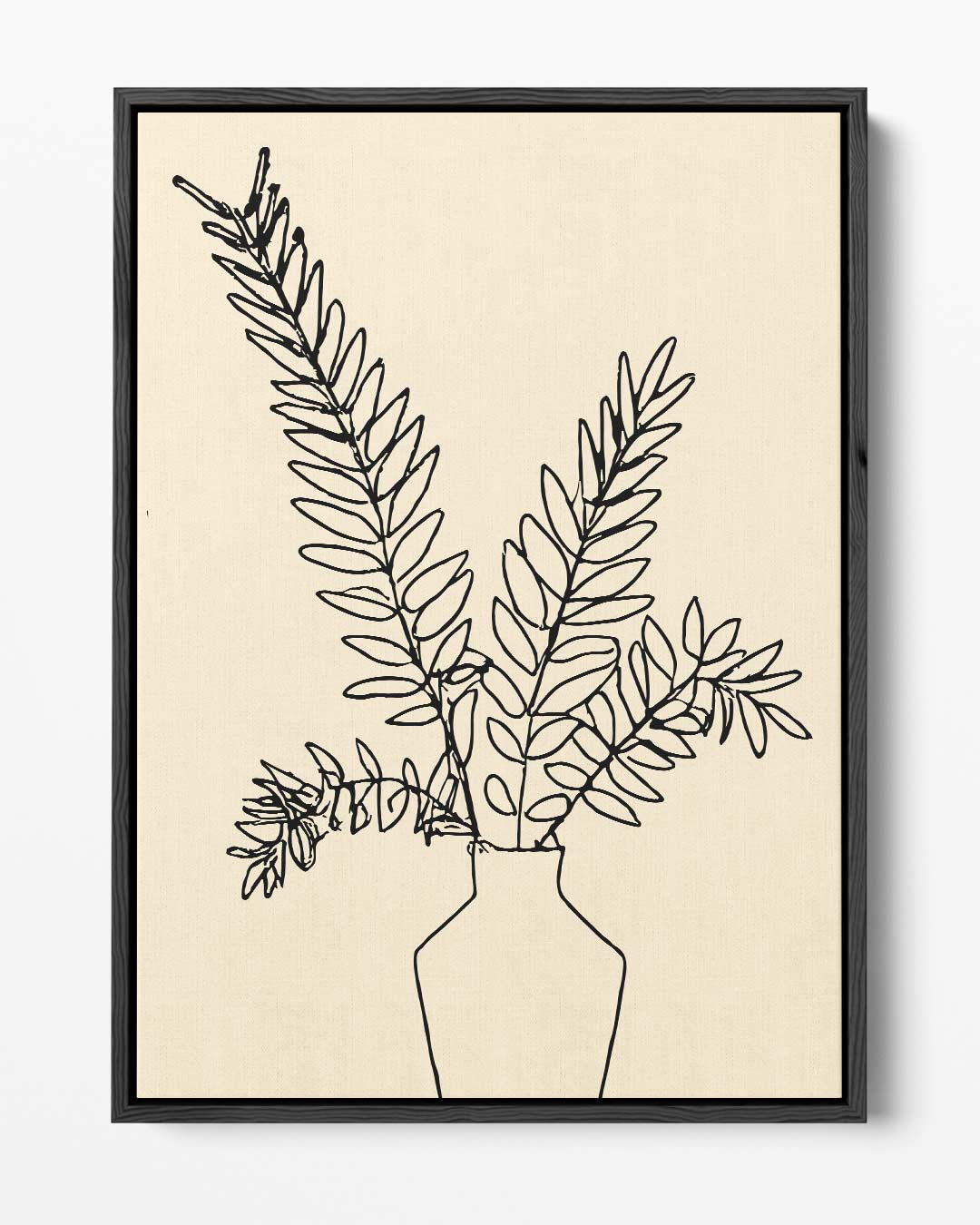 Simpele Botanische Sierlijkheid Kunstwerk-canvas-dibond-plexiglas-wanddecoratie-WallArtistic
