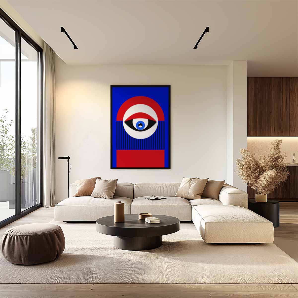 Kleurrijke Blikvanger Kunstwerk-canvas-dibond-plexiglas-wanddecoratie-WallArtistic