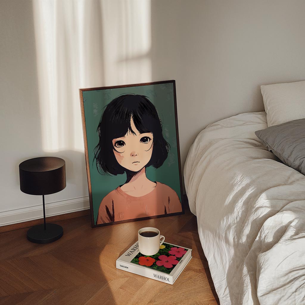 Dromerige Anime Portretposter