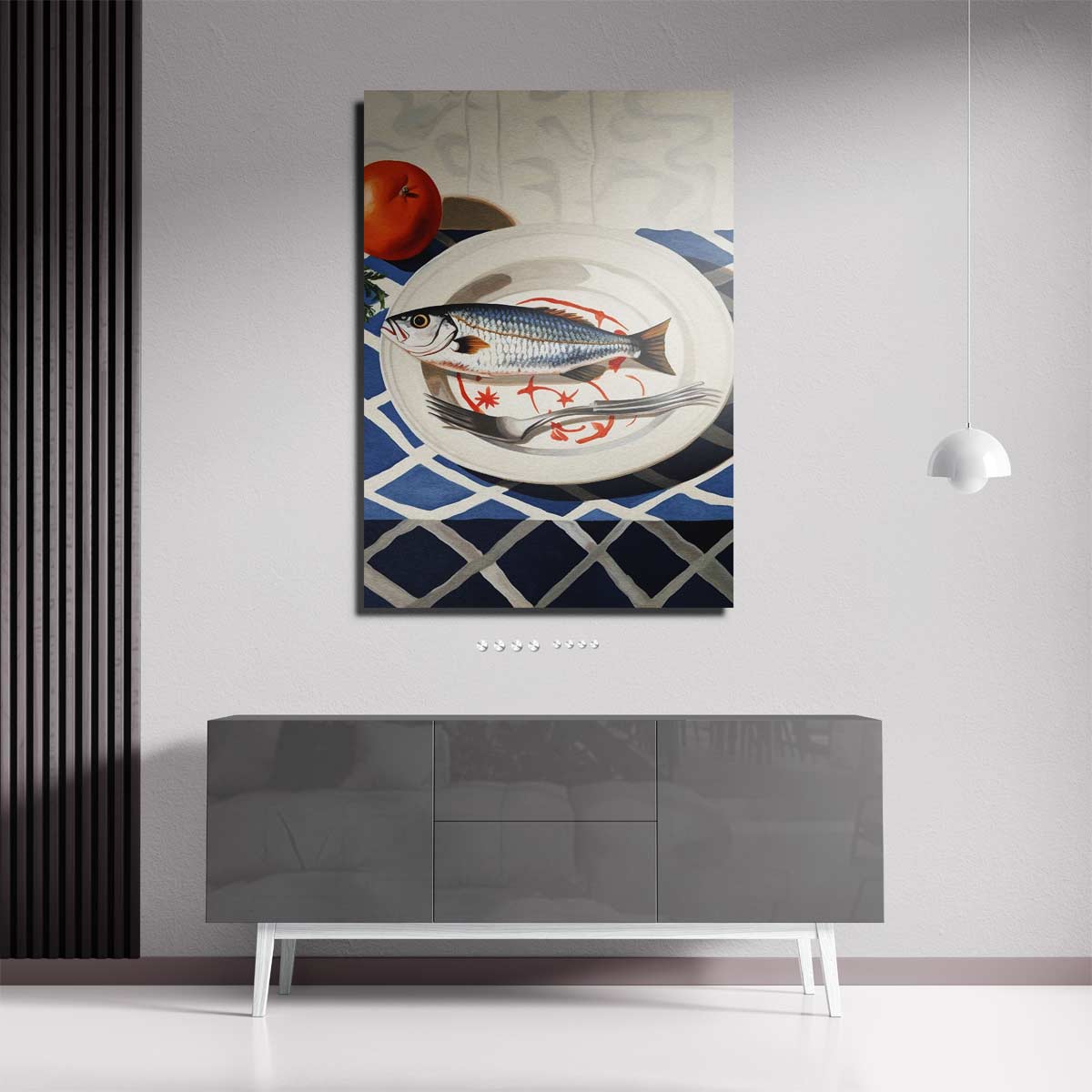 Zeevruchten Op Een Bord Kunstwerk-canvas-dibond-plexiglas-wanddecoratie-WallArtistic