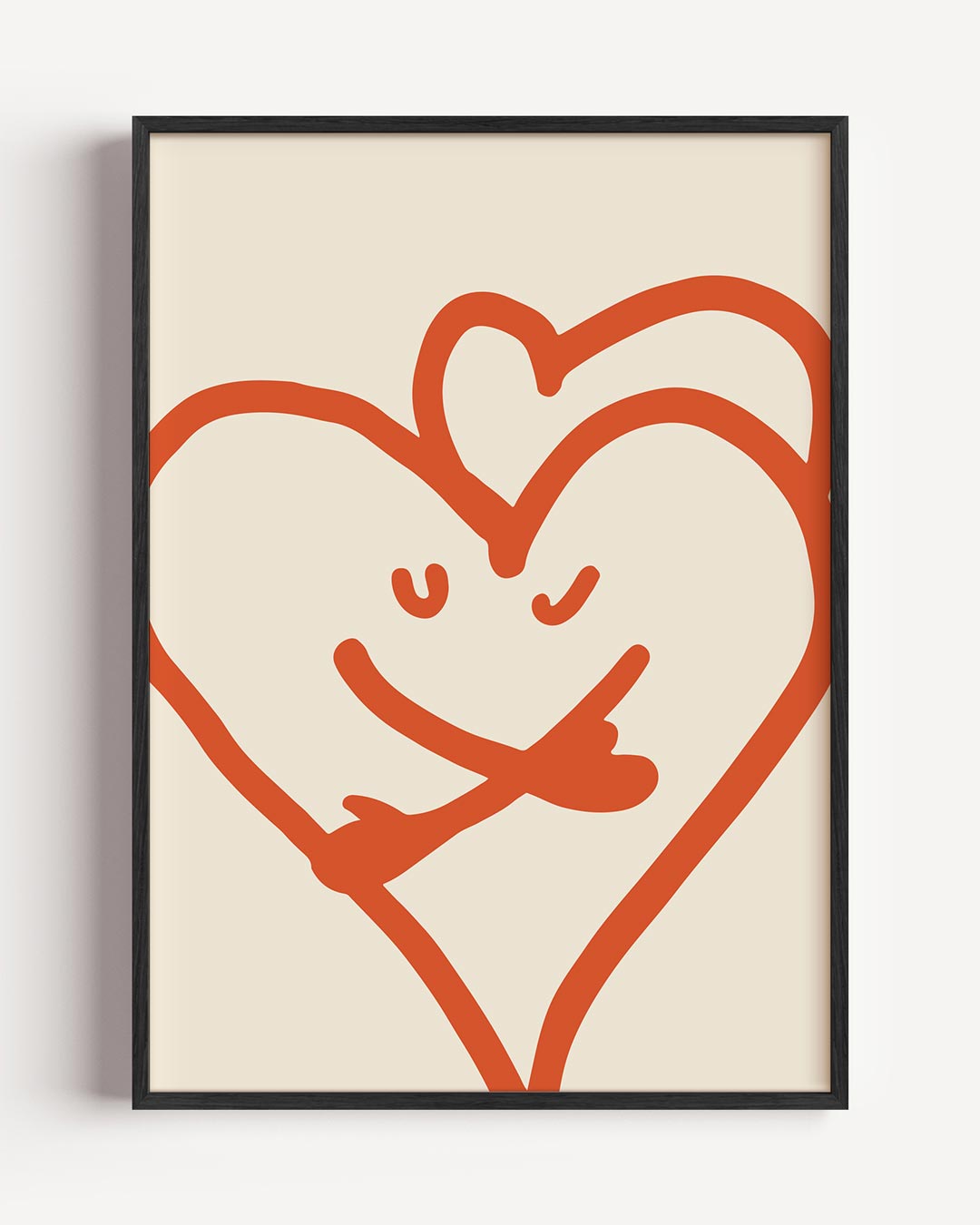 Happy Hart Poster-WallArtistic