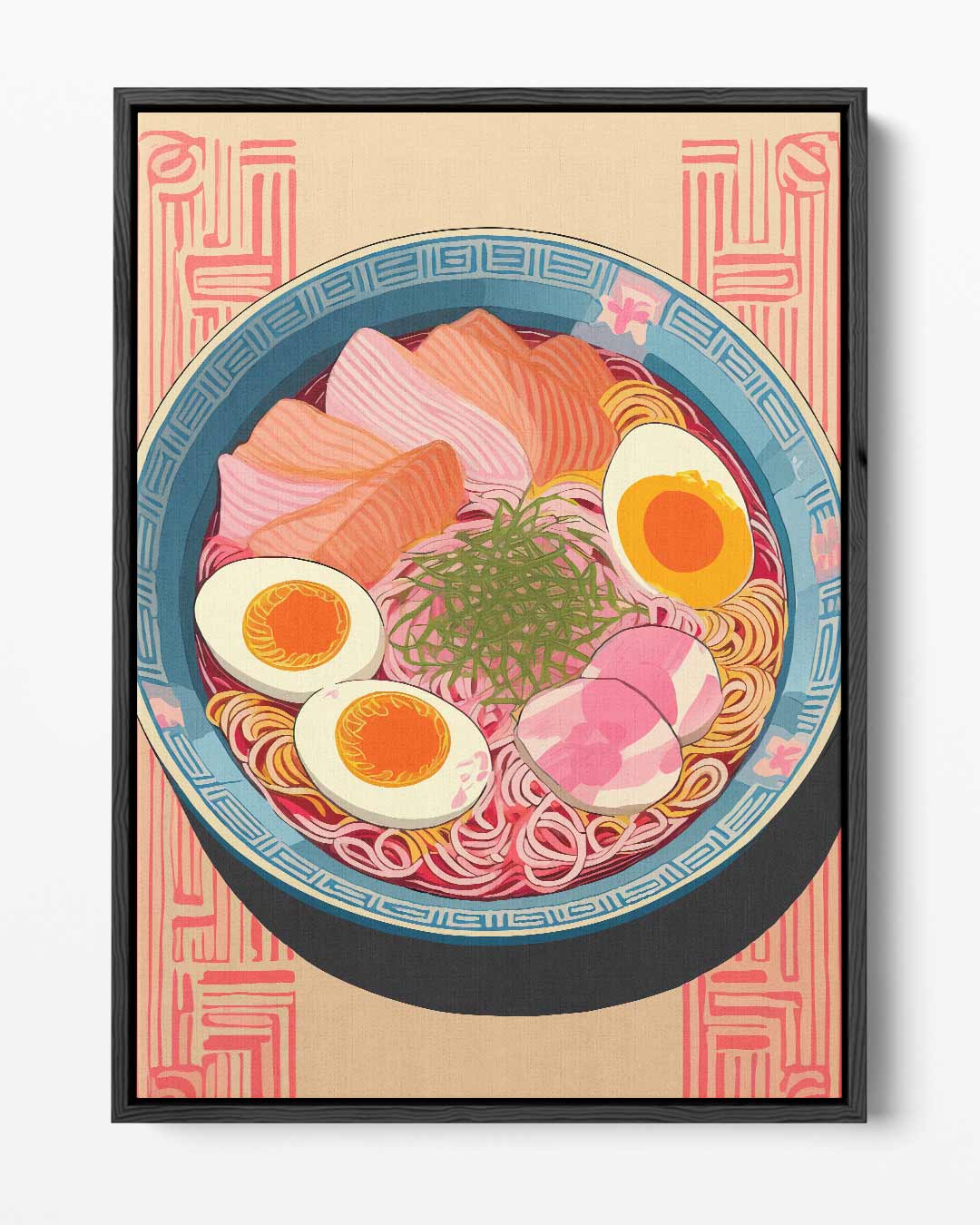 Smakelijke Ramen Schotel Kunstwerk-canvas-dibond-plexiglas-wanddecoratie-WallArtistic